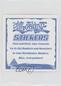 Blue-Eyes Ultimate Dragon Topps YuGiOh Sticker Collection #24 2002 - Image 2