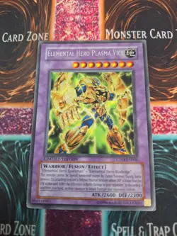 Yugioh Elemental HERO Plasma Vice CT04-EN006 Secret Rare Limited LP/MP - Image 1