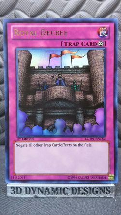 | Yugioh Royal Decree LCYW-EN182 1st Edition Ultra Rare Yugis World NM 🔥 | - Image 1
