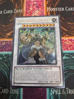 Yugioh Thor, Lord of the Aesir STOR-EN038 Ultimate Rare Unlimited Near Mint - Image 1