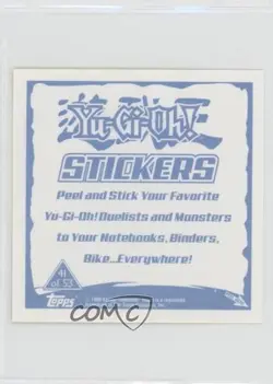 Garoozis Topps YuGiOh Sticker Collection #41 2002 - Image 2