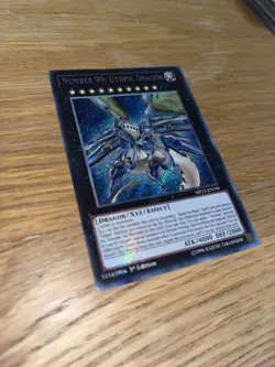 Number 99: Utopic Dragon Secret Rare 1st Edition NM Yugioh Card MP15-EN190 - Image 3