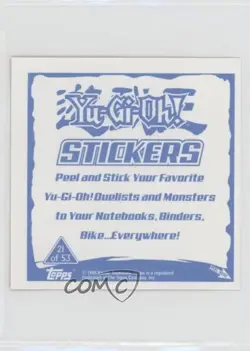 Red-Eyes Black Metal Dragon Topps YuGiOh Sticker Collection #21 2002 - Image 2