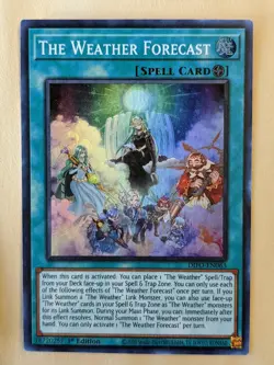 THE WEATHER FORECAST-YUGIOH-1ST EDITION SUPER RARE-DIFO-EN063 - Image 1