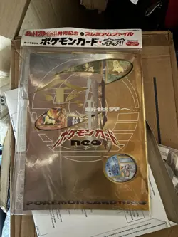 Pokemon TCG Neo Genesis Premium File 1 Folder9 Card Set Japanese Sealed USseller - Image 1