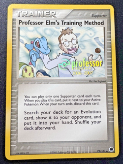 Professor Program Professor Elm's Training Method 79/101 Pokemon Card Rare LP - Image 1