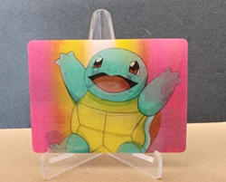 1998 Pokemon Video Pioneer Lenticular Squirtle Viz Promo Card PIKA-0023D - Image 1