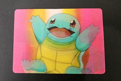1998 Pokemon Video Pioneer Lenticular Squirtle Viz Promo Card PIKA-0023D - Image 2
