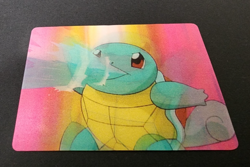 1998 Pokemon Video Pioneer Lenticular Squirtle Viz Promo Card PIKA-0023D - Image 3