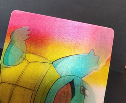 1998 Pokemon Video Pioneer Lenticular Squirtle Viz Promo Card PIKA-0023D - Image 4
