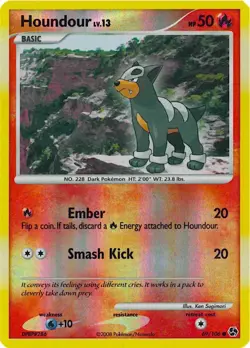 Houndour 69/106 Reverse-Holo Great Encounters MINT Pokemon Card - Image 1