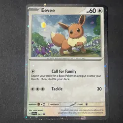 Pokemon TGC Card Eevee Black Star Promo 043 Holo Rare Near Mint - Image 1