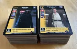 Lot Of 244 Assorted Star Wars Young Jedi CCG Cards Decipher Episode 1 - Image 1
