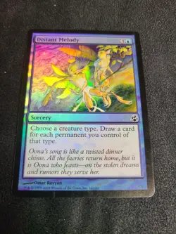 Distant Melody FOIL Morningtide Blue Common MAGIC GATHERING CARD - Image 1