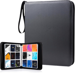 Trading Card Binder, 900 Pockets Sleeves with Zipper, Double Sided Pockets Card - Image 1