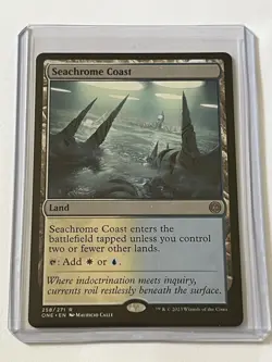 Seachrome Coast 258 MTG Phyrexia All Will be One 2023 MT - 9.0 + Non Foil Rare - Image 1