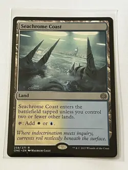 Seachrome Coast 258 MTG Phyrexia All Will be One 2023 MT - 9.0 + Non Foil Rare - Image 2
