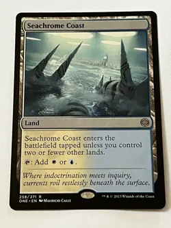 Seachrome Coast 258 MTG Phyrexia All Will be One 2023 MT - 9.0 + Non Foil Rare - Image 4