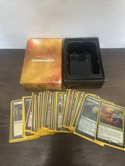 MTG Magic Draconic Domination Dragons Commander 2017 Deck Open Incomplete - Image 1