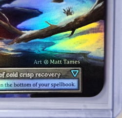 Sorcery Contested Realm Alpha Ordinary Foil Land Winter River Art By Matt Tames - Image 3