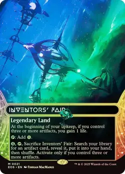 Foil Inventors' Fair (Borderless) [Edge of Eternities] MTG - Image 1