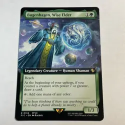 MtG FIC Bugenhagen, Wise Elder #159 Extended Art Non-Foil - Image 1