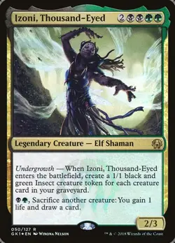 Izoni, Thousand-Eyed - Foil GRN Guild Kit MP MTG - Image 1