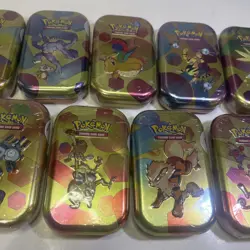Pokemon Scarlet And Violet 151 Mini Tins Lot Of 9 Sealed - Image 3