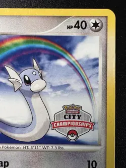 2008 City Championships Dratini 91/146 DP Legends Awakened Pokemon Card Rare HP - Image 4