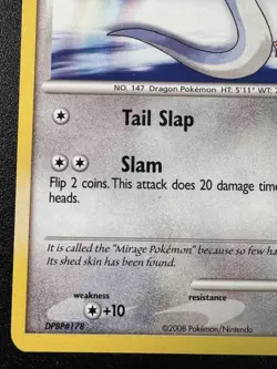2008 City Championships Dratini 91/146 DP Legends Awakened Pokemon Card Rare HP - Image 5