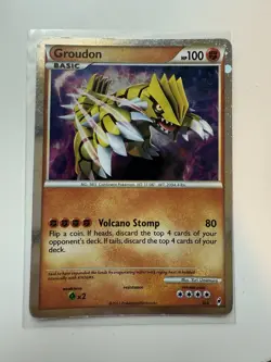Pokemon TCG GROUDON Call Of Legends SL4 Holo Shiny Rare - Image 1