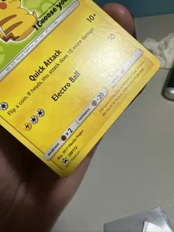 Ash's Pikachu #SM112 Pokemon Card I Choose You Promo - Image 5