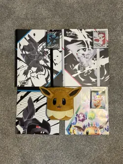 Pokemon Black Bolt White Flare Binder + Prismatic Pouch + 2 Posters + 3 Sleeves - Image 1