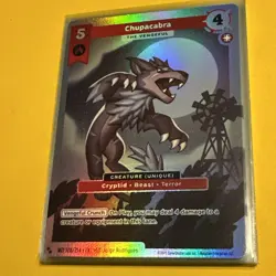 CHUPACABRA 2025 MetaZoo 2-Star Super Rare Holo Card #128/214 - Image 1