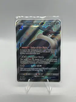2019 Honchkrow GX 202/214 Unbroken Bonds Ultra Rare Full Art Pokemon TCG NM/M - Image 1