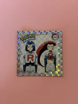 1999 Artbox Pokemon Series 1 Sticker Pr06 Team Rocket Jesse And James - Image 1