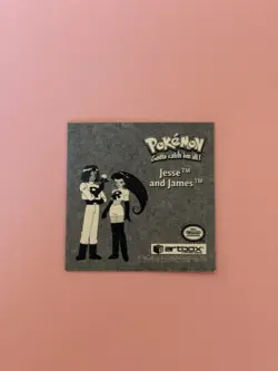 1999 Artbox Pokemon Series 1 Sticker Pr06 Team Rocket Jesse And James - Image 2