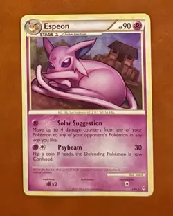 Pokemon TCG Espeon Holo Rare 4/95 - LP - Call of Legends - Image 1