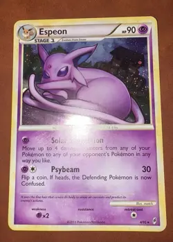 Pokemon TCG Espeon Holo Rare 4/95 - LP - Call of Legends - Image 3