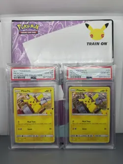 Complete 25th McDonald’s Pokemon Set + PSA 10 Pikachu Holo & Non-Holo 2021 - Image 1