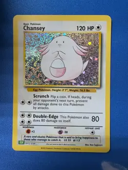 Pokemon Chansey 015/034 CLV Trading Card Game Classic Venusaur Deck Holo NM - Image 1