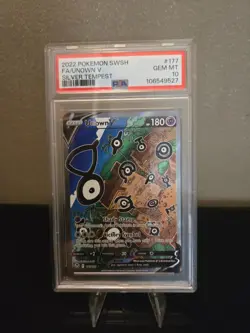 Unown V Alt Art PSA 10 - Silver Tempest #177 - Pokemon Card GEM MINT - Image 1