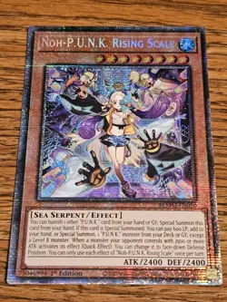 Noh-P.U.N.K. Rising Scale 1st Edition Starlight Rare BLMM-EN050 Yu-Gi-Oh! - Image 1