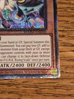 Noh-P.U.N.K. Rising Scale 1st Edition Starlight Rare BLMM-EN050 Yu-Gi-Oh! - Image 4