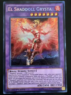 Yu-Gi-Oh! TCG El Shaddoll Grysta 2018 Mega Tin Pack MP15-EN160 1st Edition... - Image 1
