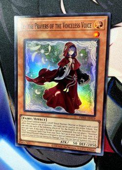 Lo, the Prayers of the Voiceless Voice - YUGIOH SUPER RARE NM Asian-English - Image 2