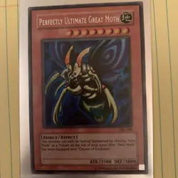 YuGiOh - Perfectly Ultimate Great Moth (TSC-001) Parallel Secret Rare - LP+ VTG - Image 1