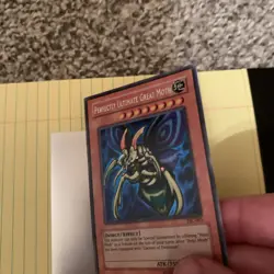YuGiOh - Perfectly Ultimate Great Moth (TSC-001) Parallel Secret Rare - LP+ VTG - Image 3