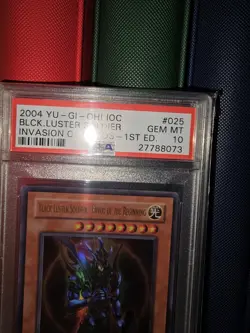 Yugioh Black Luster Soldier IOC-025 1st Edition PSA 10 Gem Mint - Image 3