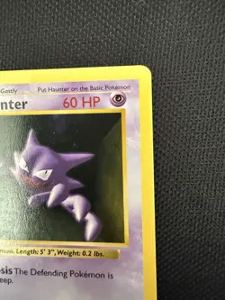 Pokemon Haunter 29/102 1st Edition Shadowless Base Set Card Unplayed Near Mint - Image 3